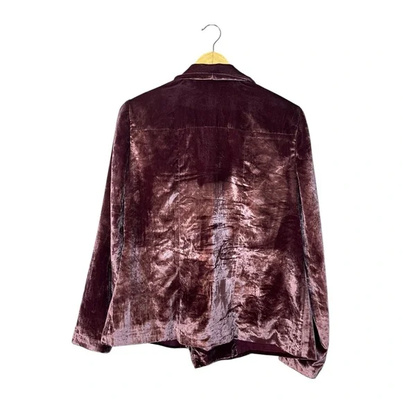 Free People Purple Velvet Blazer - Picture 7 of 12